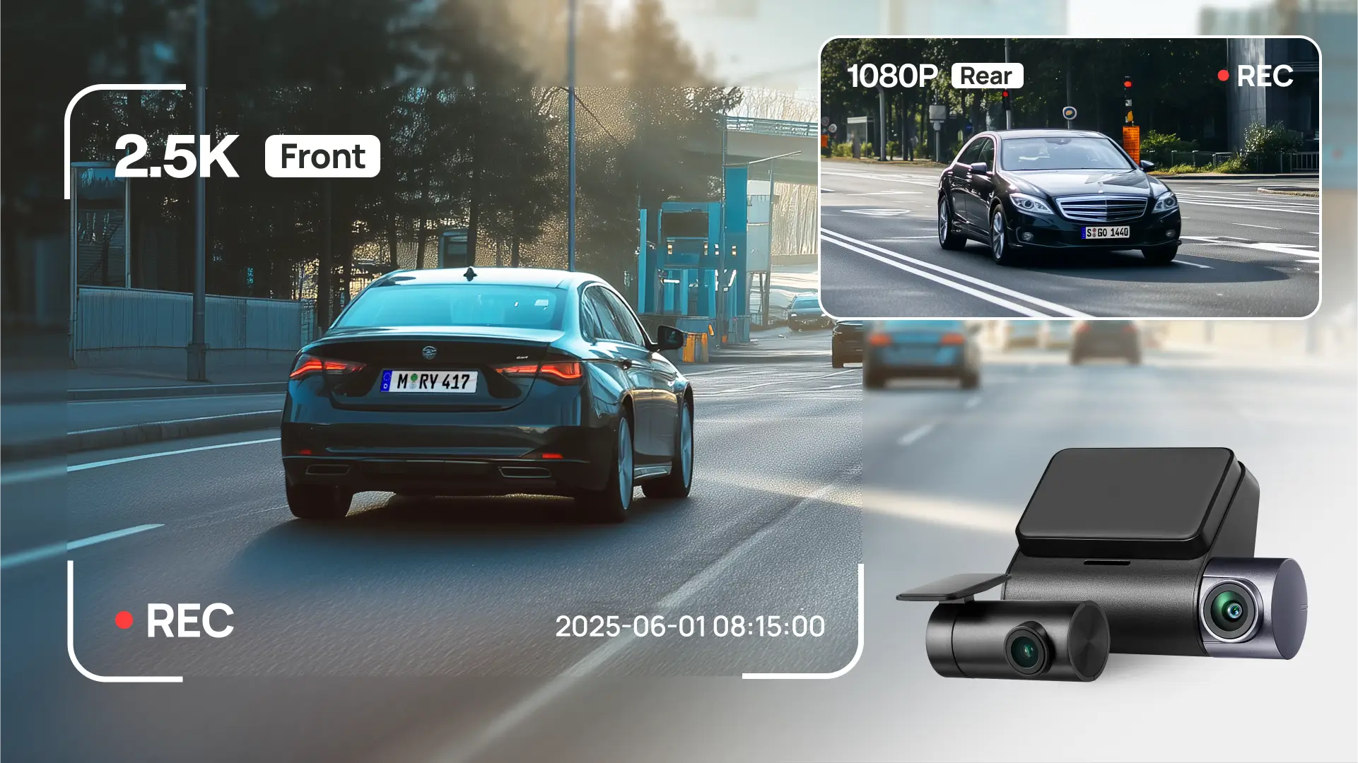 70mai dash cam a410 palubní kamera fov rozhled duální kamera evtech_cz